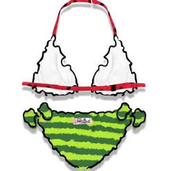 Mädchen-Triangel-Bikini mit Wassermelonen-Print