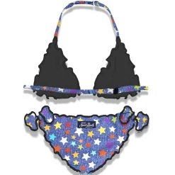 Mädchen-Triangel-Bikini mit Sternenprint