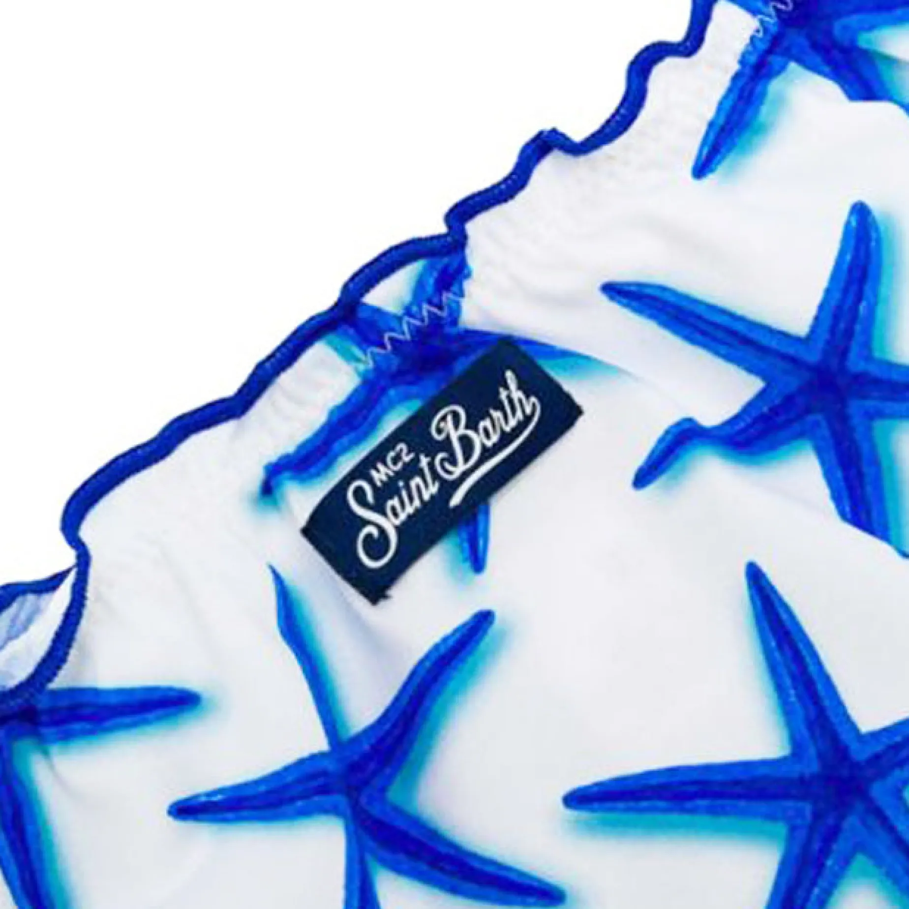 Mädchen-Triangel-Bikini mit Seestern-Print
