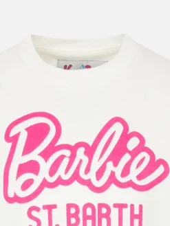 Mädchen-T-Shirt aus schwerer Baumwolle mit Barbie St. Barth-Aufdruck | BARBIE-SONDEREDITION