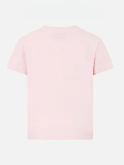 Mädchen-T-Shirt aus schwerer Baumwolle mit Barbie St. Barth-Aufdruck | BARBIE-SONDEREDITION