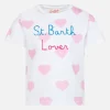 Mädchen-T-Shirt Elly aus Baumwolljersey mit Rundhalsausschnitt und Vacay-Mood-Stickerei