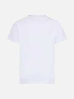 Mädchen-T-Shirt Elly aus Baumwolljersey mit Rundhalsausschnitt und Miss Stufo-Stickerei