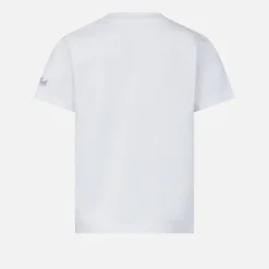 Mädchen-T-Shirt Elly aus Baumwolljersey mit Rundhalsausschnitt und Miss Stufo-Stickerei