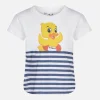 Mädchen-T-Shirt mit Enten-Print