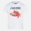 Mädchen-T-Shirt mit J'adore St.Barth-Aufdruck