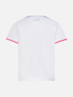 Mädchen-T-Shirt mit Princess à la plage-Schriftzug und Stickerei