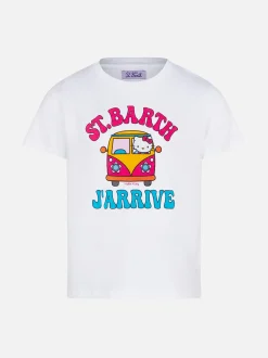 Mädchen-T-Shirt mit St. Barth J'arrive Hello Kitty | HELLO KITTY SONDEREDITION