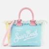 Mehrfarbige Colette-Handtasche aus Baumwollcanvas mit Patches