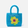 Mehrfarbige kleine Tasche mit Perlen