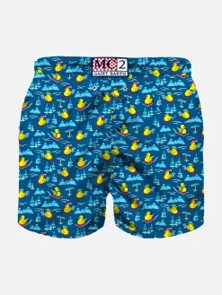 Micro Skying Ducky Jungen-Badeanzug aus leichtem Stoff