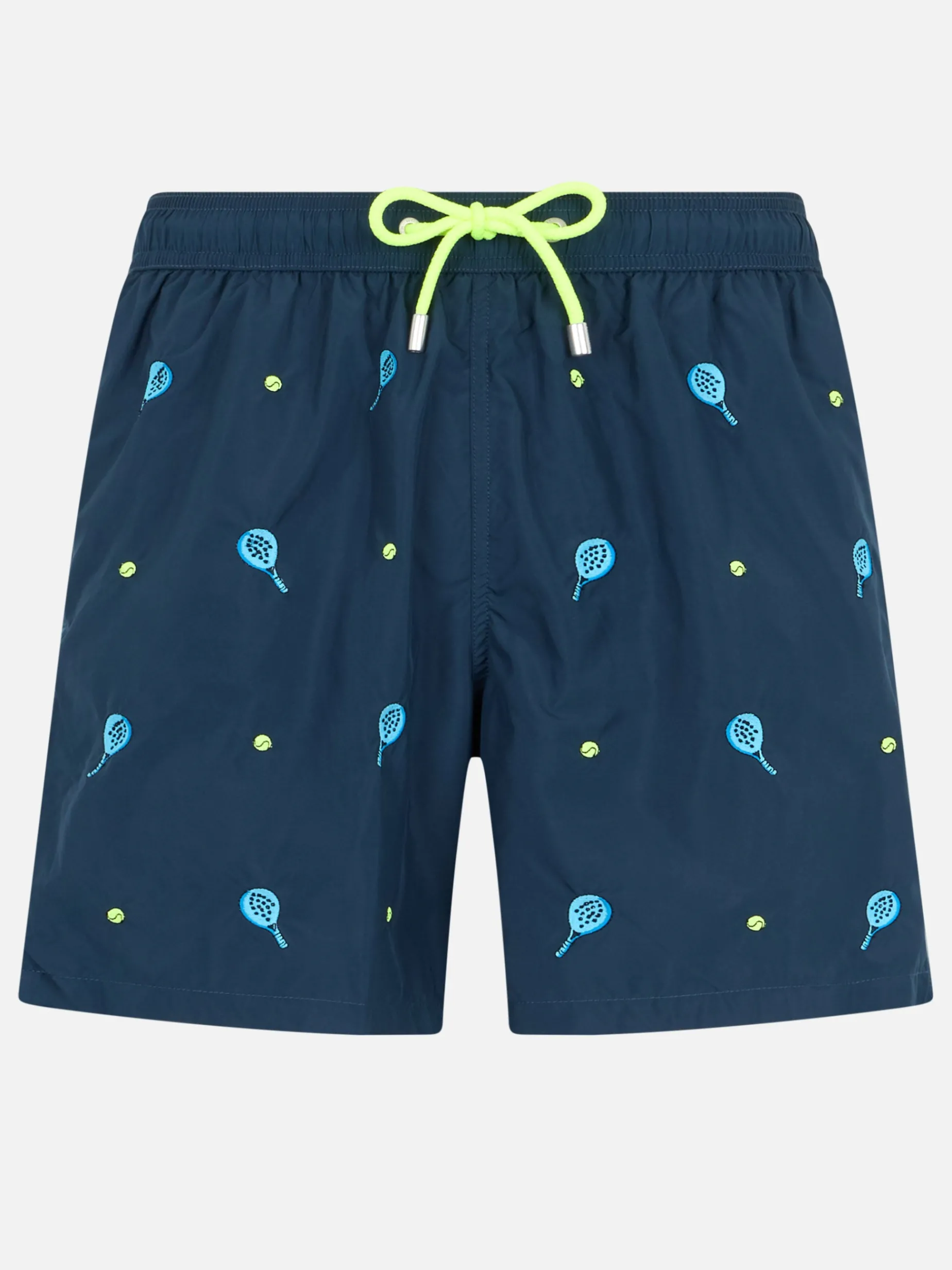 Mittellange Badeshorts für Herren Gustavia mit Padel-Stickerei