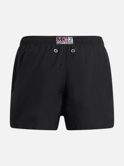 Mittellange Haiti-Badeshorts für Jungen mit platziertem Snoopy-Aufdruck und Stickerei | SNOOPY PEANUTS SONDEREDITION