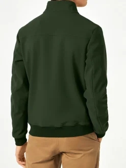 Mittelschwere Herren-Bomberjacke in Militärgrün