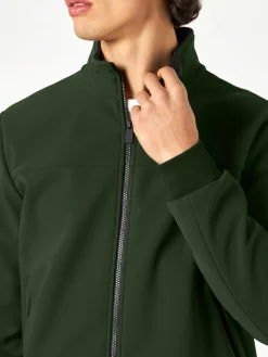 Mittelschwere Herren-Bomberjacke in Militärgrün