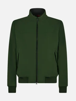 Mittelschwere Herren-Bomberjacke in Militärgrün