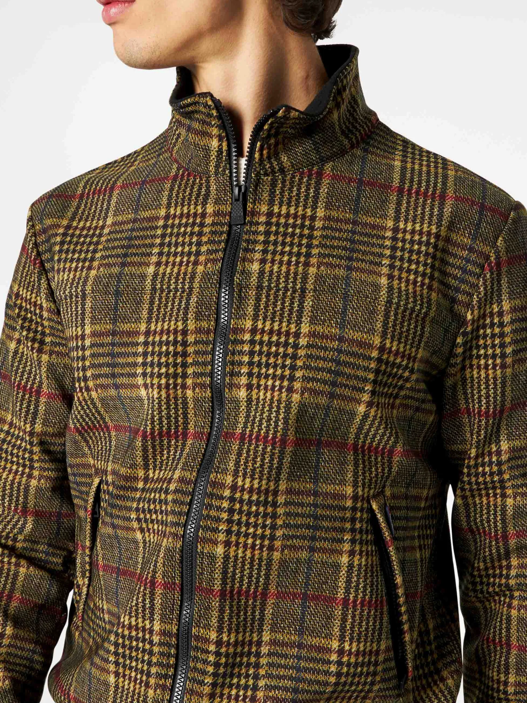 Mittelschwere Prince-of-Wales-Bomberjacke für Herren
