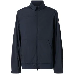 Mittelschwere Windjacke in Marineblau mit Reißverschluss