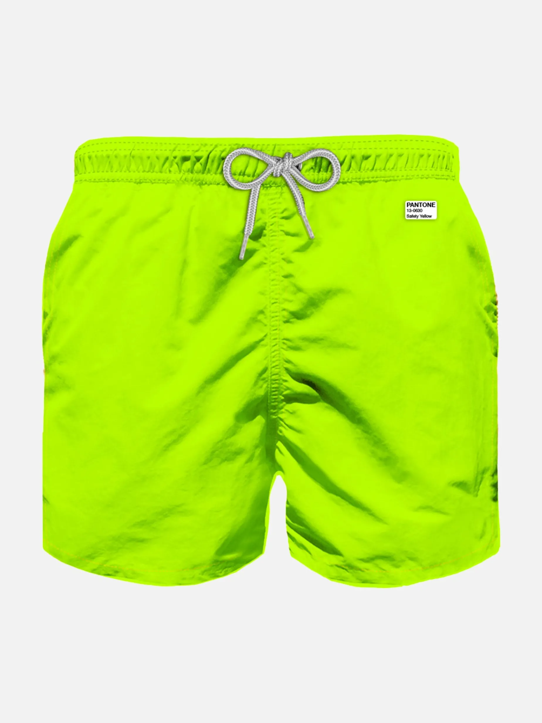 Neongelbe Badeshorts für Jungen | PANTONE® SONDERAUSGABE