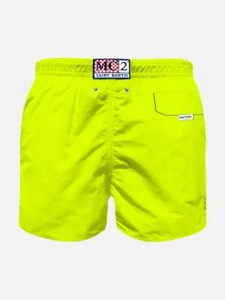 Neongelbe Badeshorts für Jungen | PANTONE® SONDERAUSGABE