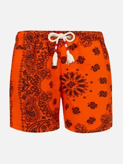 Orange Badeshorts für Jungen