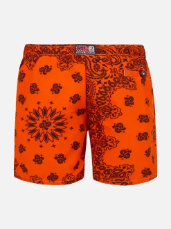 Orange Badeshorts für Jungen