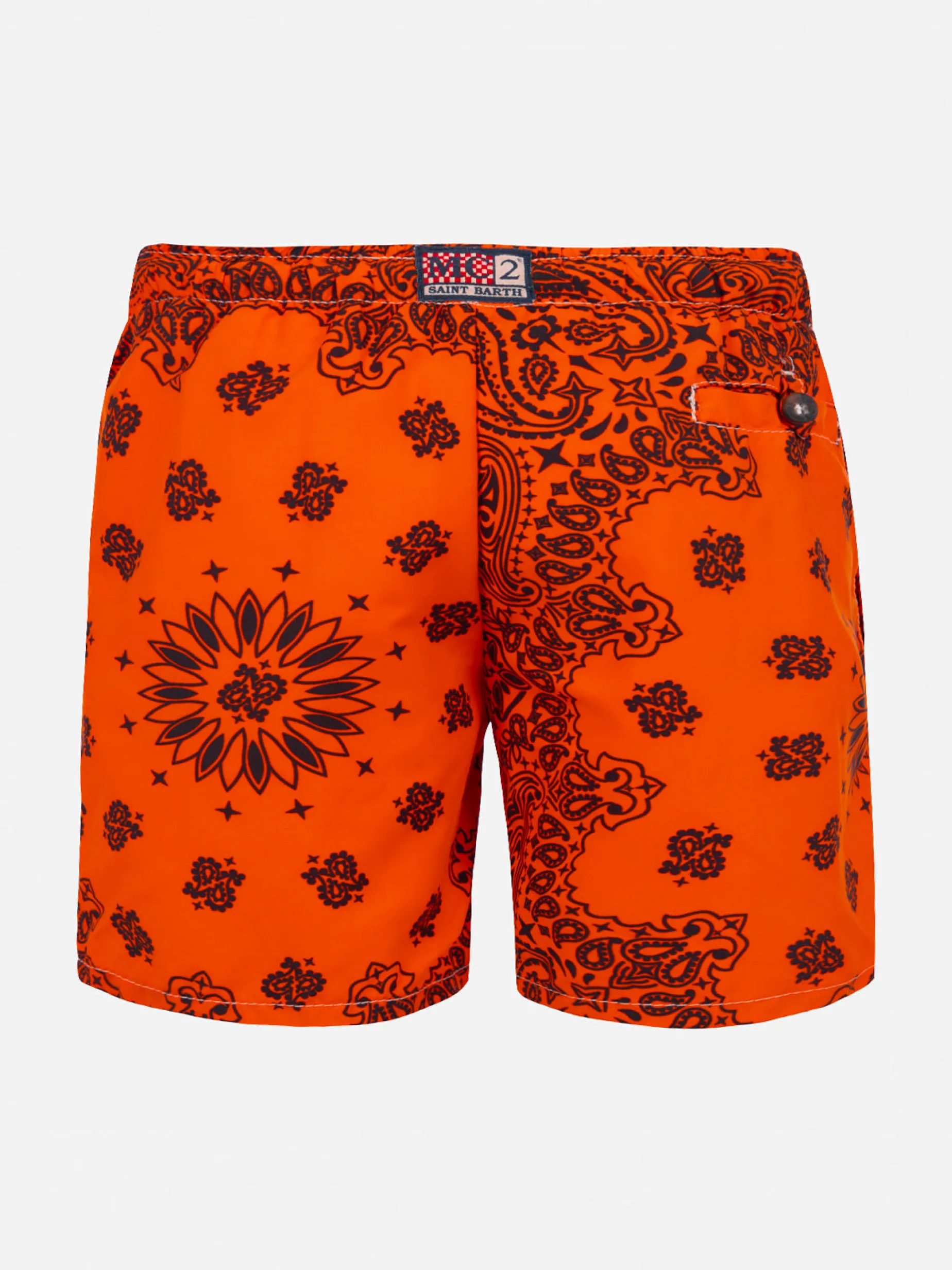 Orange Badeshorts für Jungen