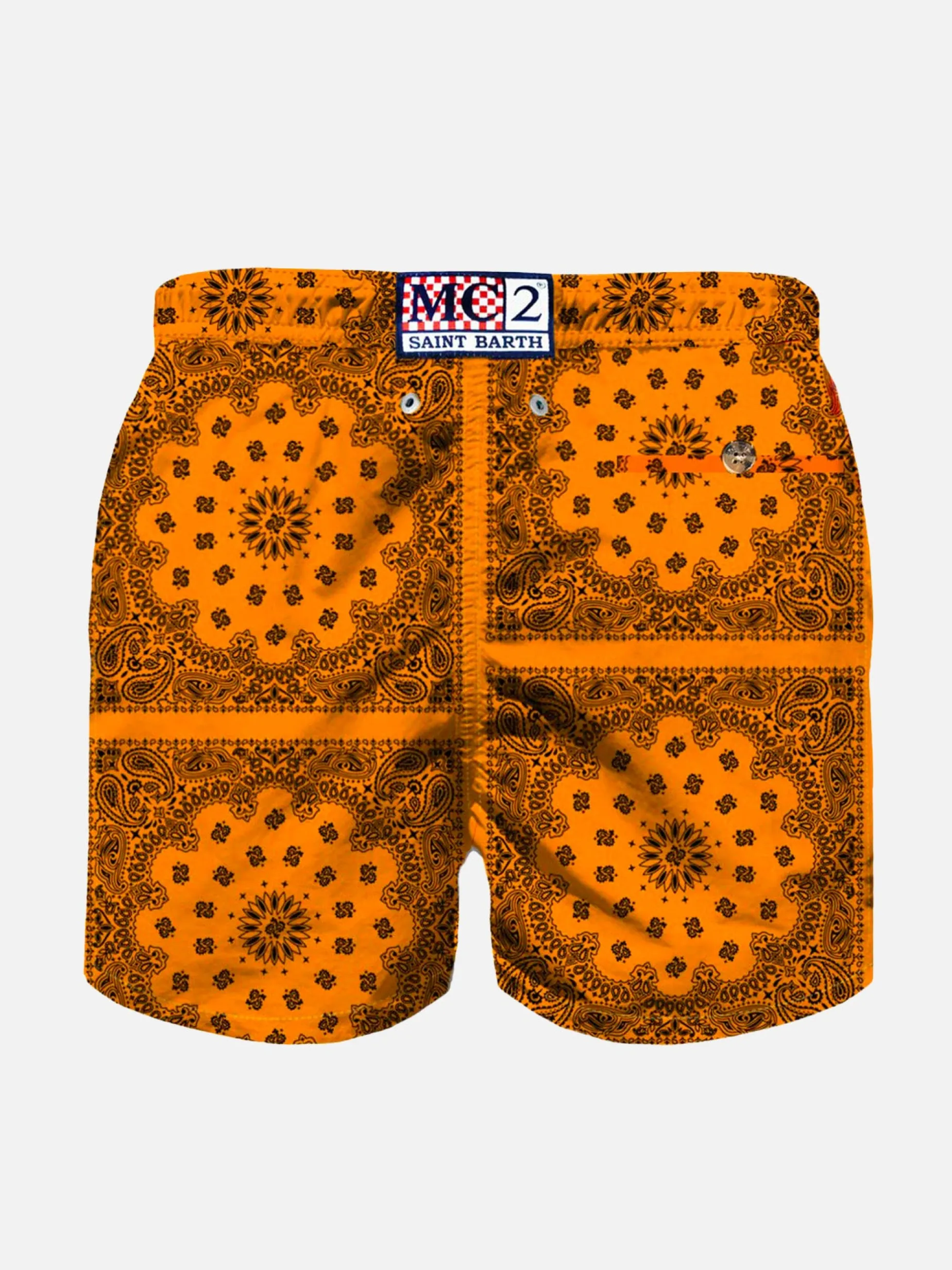 Orange Badeshorts für Jungen