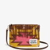 Parisienne Decke Umhängetasche Clutch mit Ethno-Print