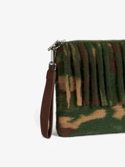 Parisienne Decke Umhängetasche Clutch mit Tarnmuster