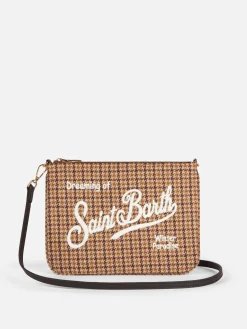 Parisienne Umhängetasche – Clutch mit Mini-Karomuster