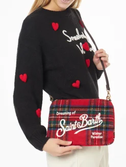 Parisienne Umhängetasche – Clutch mit Schottenmuster