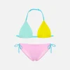 Pastellfarbener Mädchenbikini