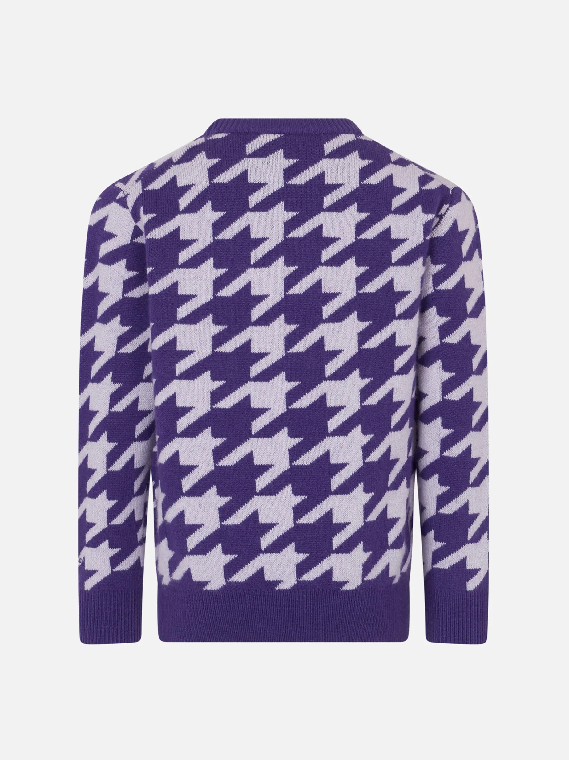 Pied-de-Poule-Pullover für Mädchen mit Rundhalsausschnitt und Snoopy-Aufdruck | SNOOPY PEANUTS™ SONDEREDITION