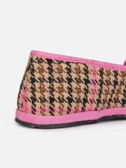 Pied-de-Poule-Slipper für Mädchen | MEINE CHALOM-SONDERAUSGABE