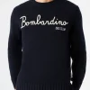 Pullover aus Kaschmirmischung mit Bombardino-Skiclub-Stickerei