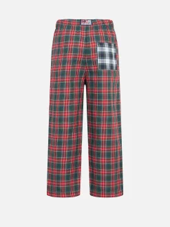 Pyjamahose für Kinder mit Tartan-Print