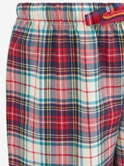 Pyjamahose für Kinder mit Tartan-Print