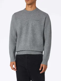 Regent Pullover aus Lambswool in Melange-Grau für Herren