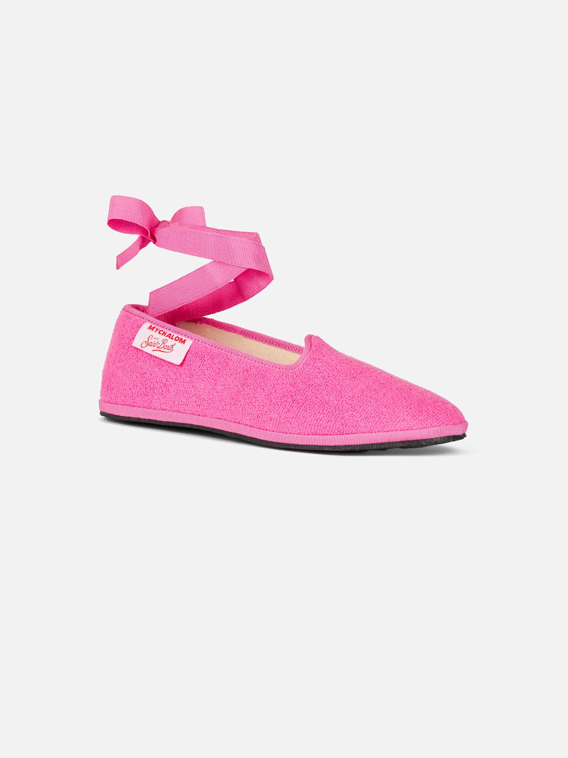 Rosa Frottee-Slipper für Mädchen | MEINE CHALOM-SONDERAUSGABE