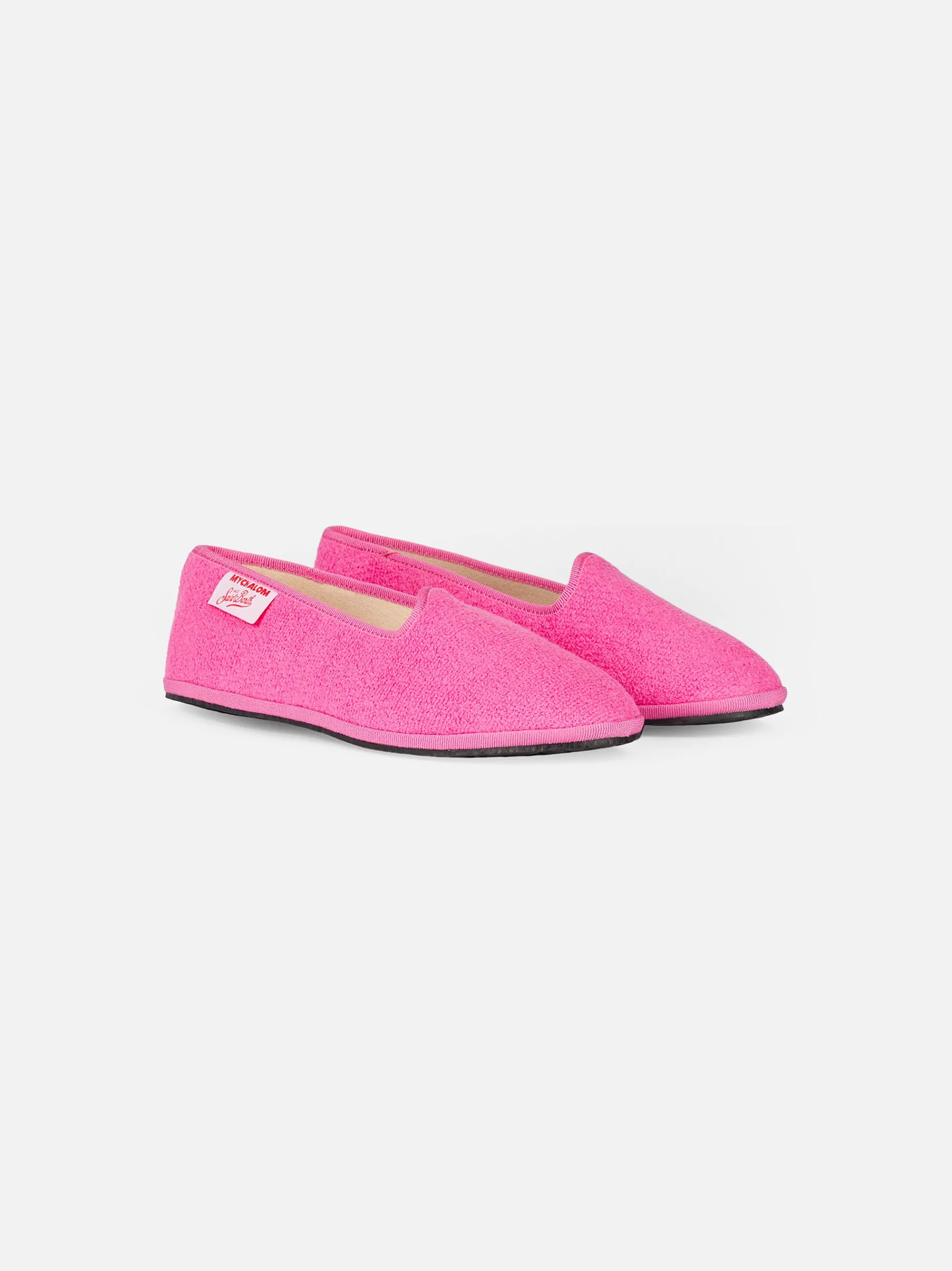 Rosa Frottee-Slipper für Mädchen | MEINE CHALOM-SONDERAUSGABE