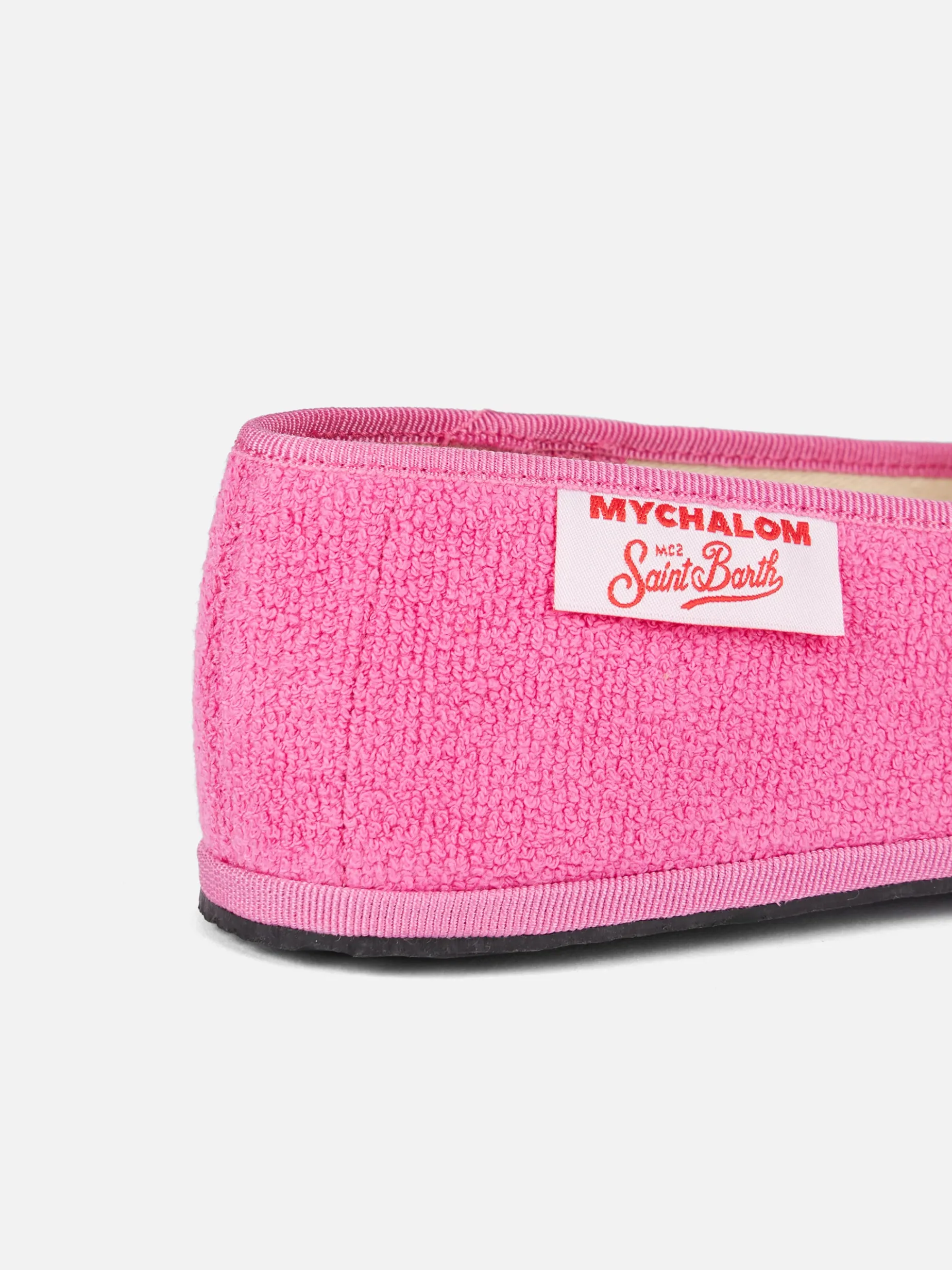 Rosa Frottee-Slipper für Mädchen | MEINE CHALOM-SONDERAUSGABE