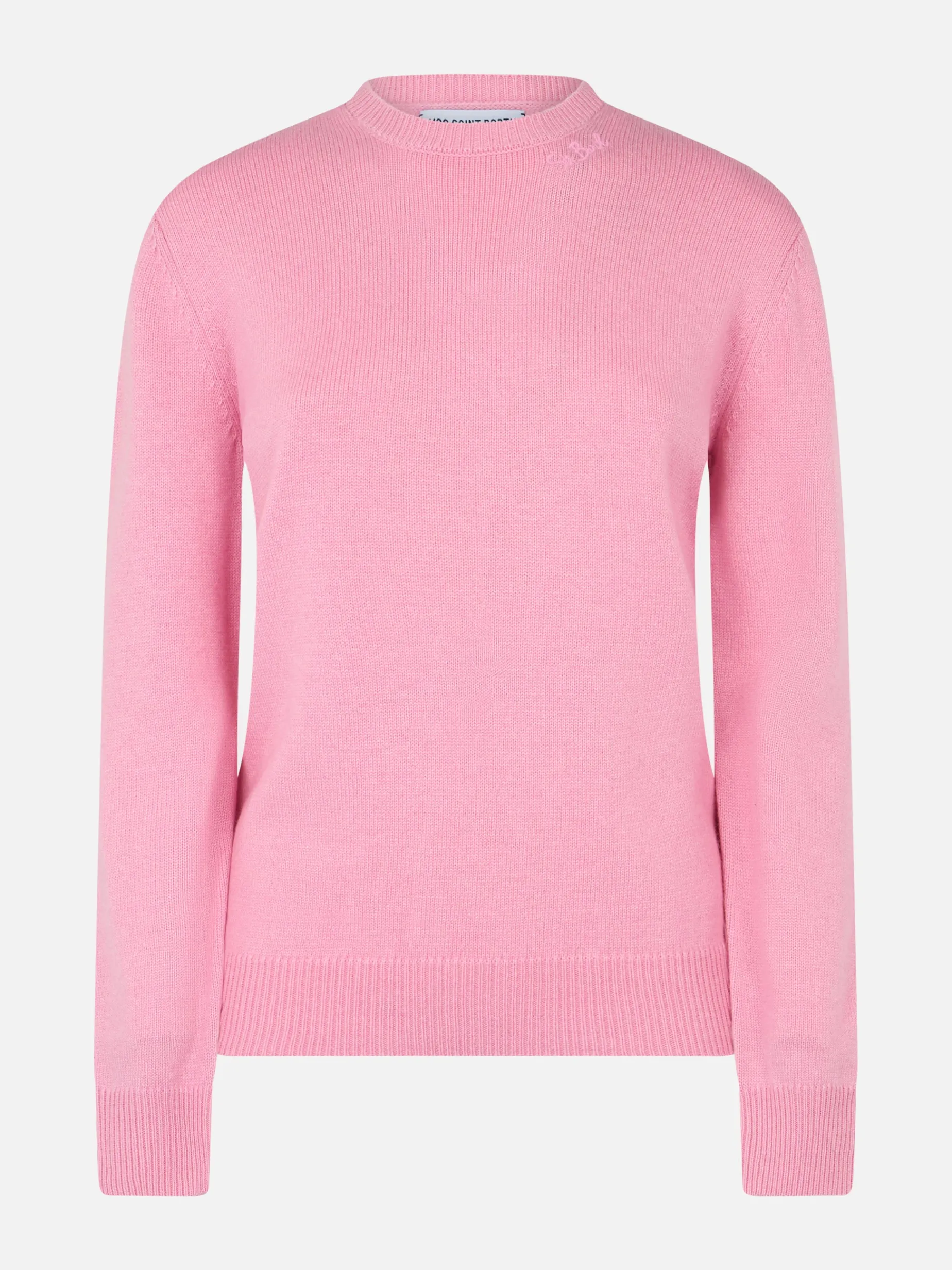 Rosa Pullover Sorbonne aus Kaschmirmischung für Damen