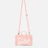 Rosa Tweed-Telefontasche mit Saint Barth-Logostickerei
