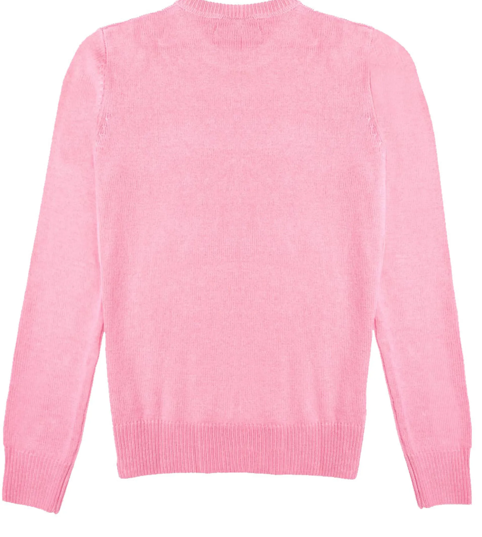 Rosafarbener Damenpullover Alles, was Sie brauchen, ist Liebesstickerei