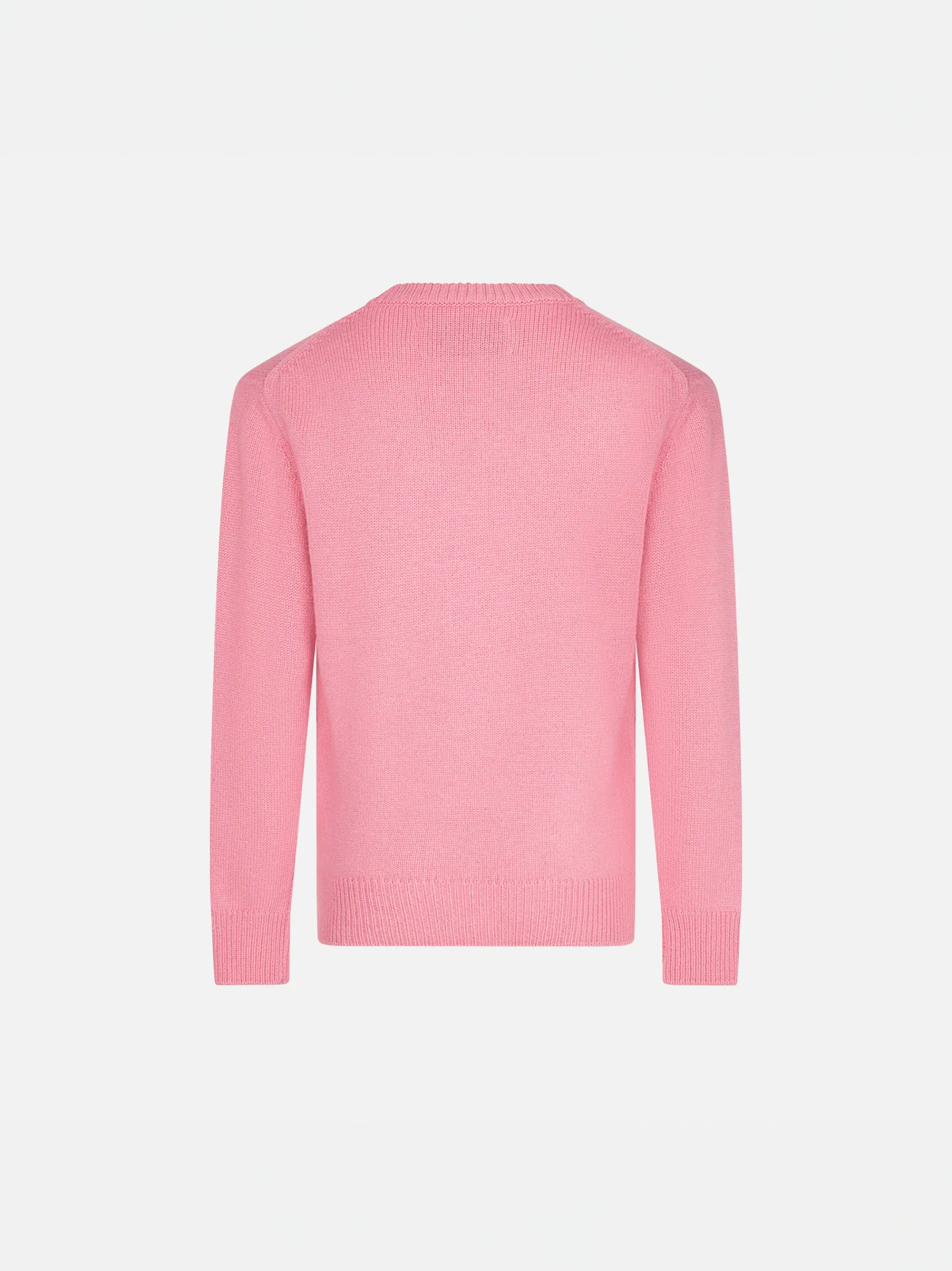 Rosafarbener Mädchenpullover mit Viziata-Aufdruck