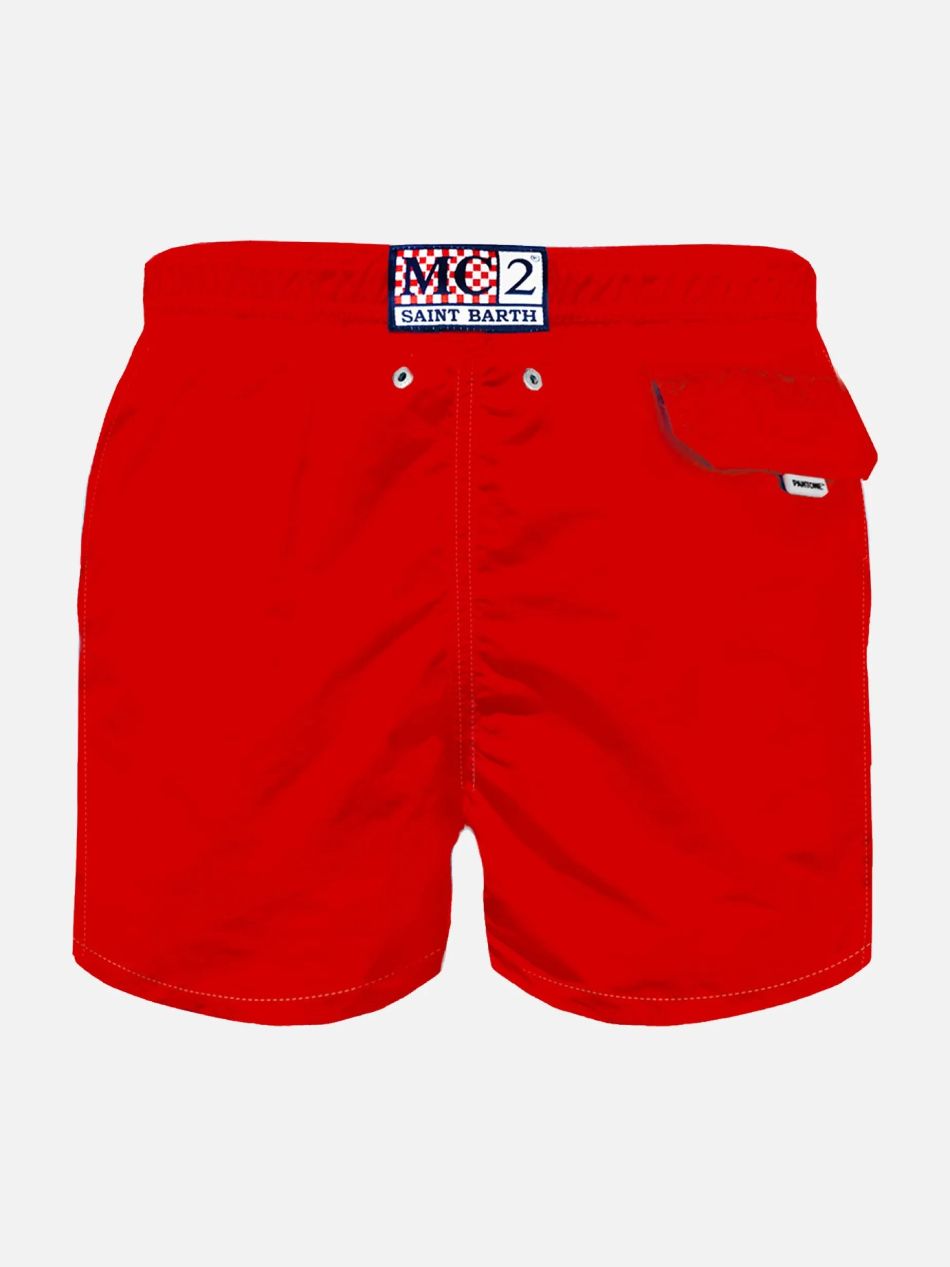 Rote Badeshorts für Jungen | PANTONE® SONDERAUSGABE