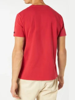 Rotes T-Shirt „Bonne Année et Rosé“.