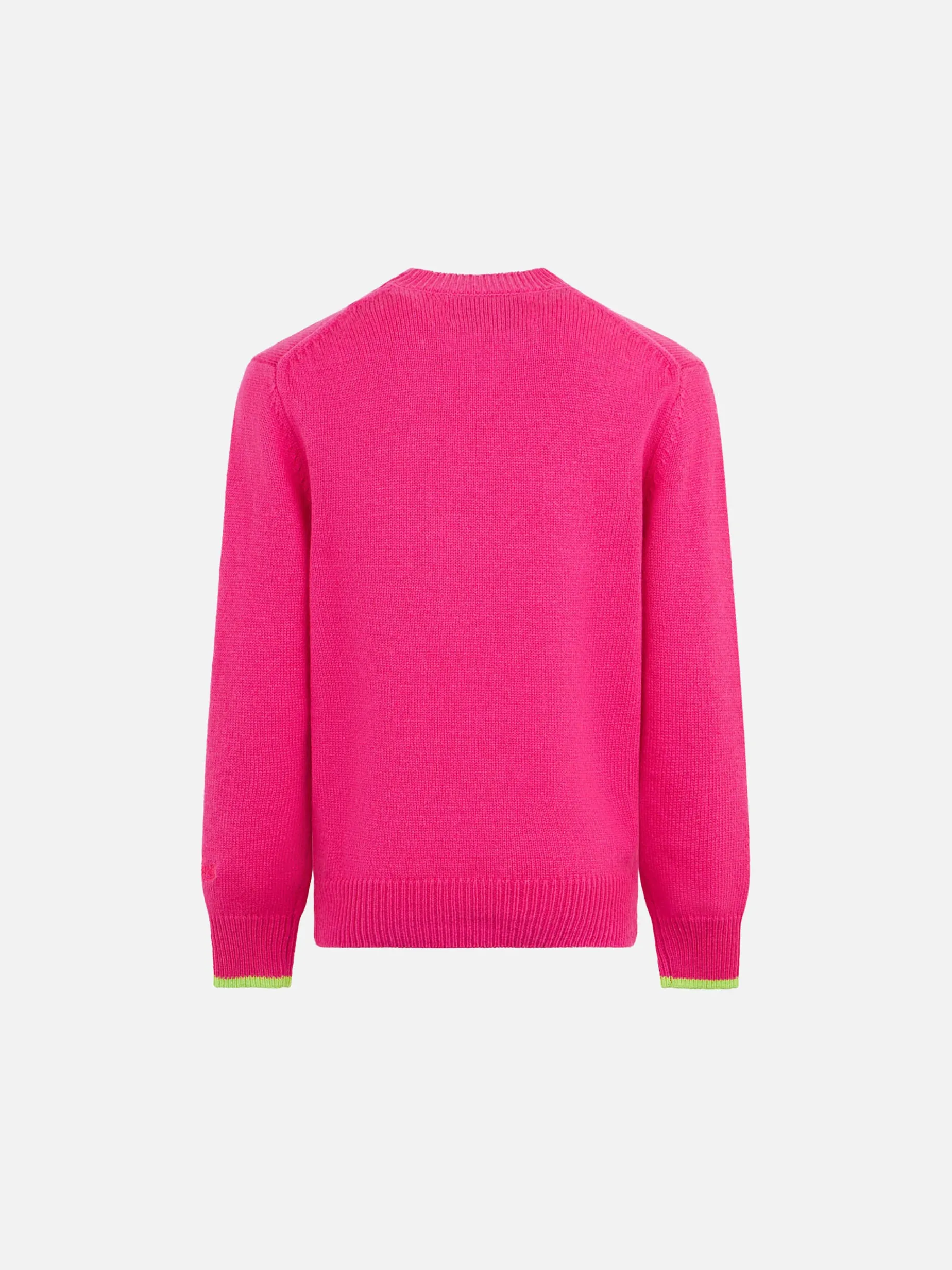 Rundhalspullover für Mädchen mit „Too Cool for School“-Aufdruck