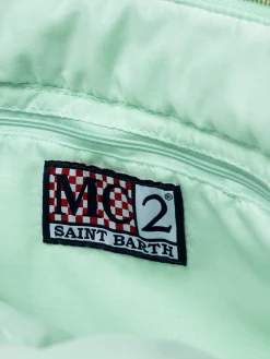 Salbeigrüne Colette Terry-geprägte Handtasche